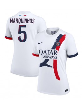 Billige Paris Saint-Germain Marquinhos #5 Bortedrakt Dame 2024-25 Kortermet